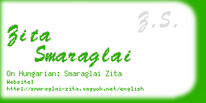 zita smaraglai business card